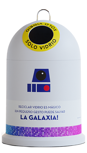 Miniglú Disney R2D2 Ecovidrio