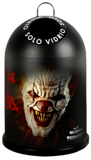 Miniglú Halloween Payaso Diabólico